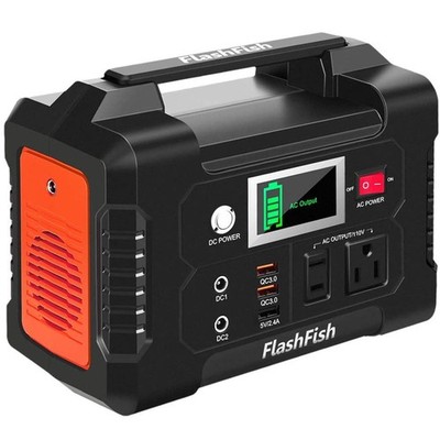 Portable Power Station 200W, FF Flashfish 40800mAh Backup Power Battery Pack Wit
