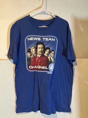 Anchorman TShirt Paramount News Team Channel 4 Sz XL