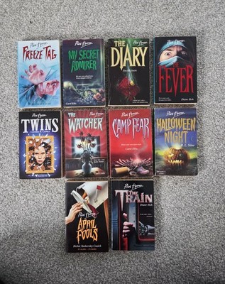 Vintage 90s Point Horror 10 Book Bundle Collection Scholastic Teen Horror Books