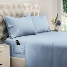 DREAMCARE Queen Size Sheets - Cooling Bed Sheets - 4pcs Set - up to 15 Deep P...
