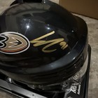 Leo Carlsson Autographed Signed Anaheim Ducks Mini Helmet Fanatics COA — photo 2