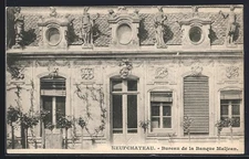 CPA Neufchateau, Bureau de la Banque Maljean 