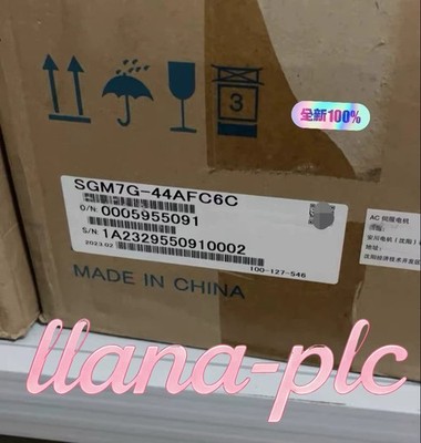 New Yaskawa SGM7G-44AFC6C Sigma-7 AC Servo Motor 4.4kW 200V Brake 1PCS