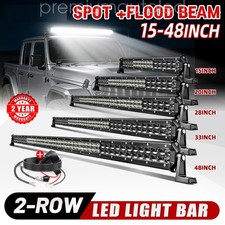 152024283348 Led Light Bar Spot Flood Combo Driving Truck Suv Offroad 4wd