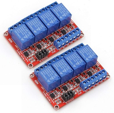 4 Channel 5V Relay Module Optocoupler High Low Level Trigger Board Raspberry Pi