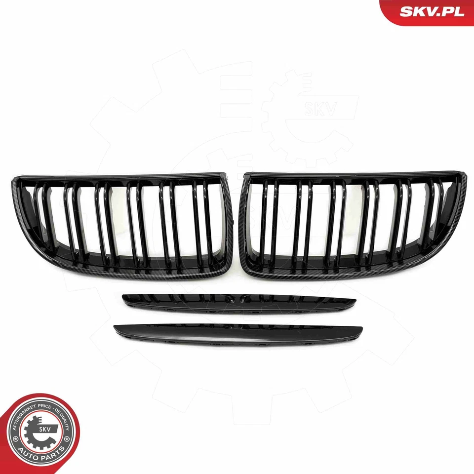 ESEN SKV 66SKV092 rejilla radiador parrilla delantera para BMW 3 Touring (E91) carbono - Imagen 2 de 4