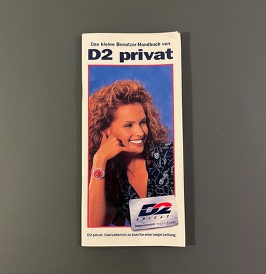 D2 Mannesmann Benutzerhandbuch  Vodafone 90er Vintage
