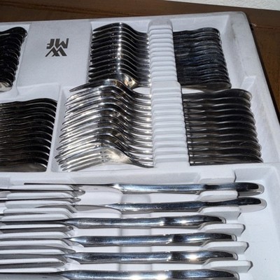 WMF Cromargan 68 Piece Stainless Steel Flatware Set for 12, Dishwasher Safe