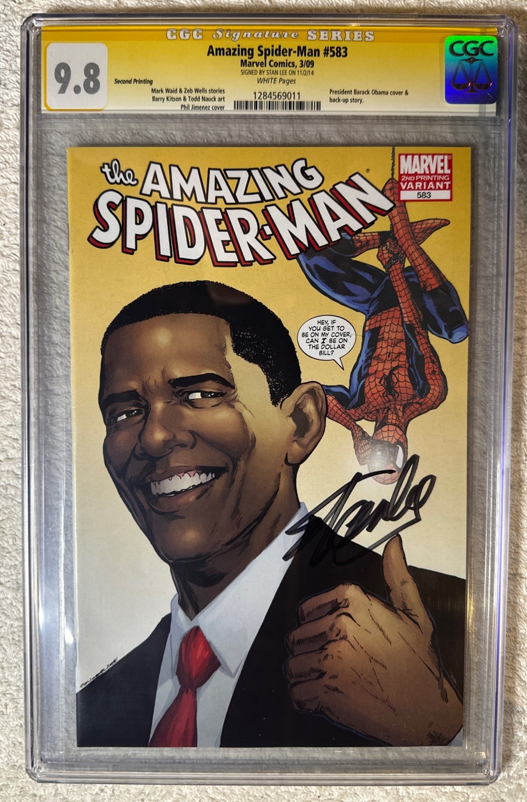 Amazing Spider-Man #583 (Obama Cover) Value - GoCollect