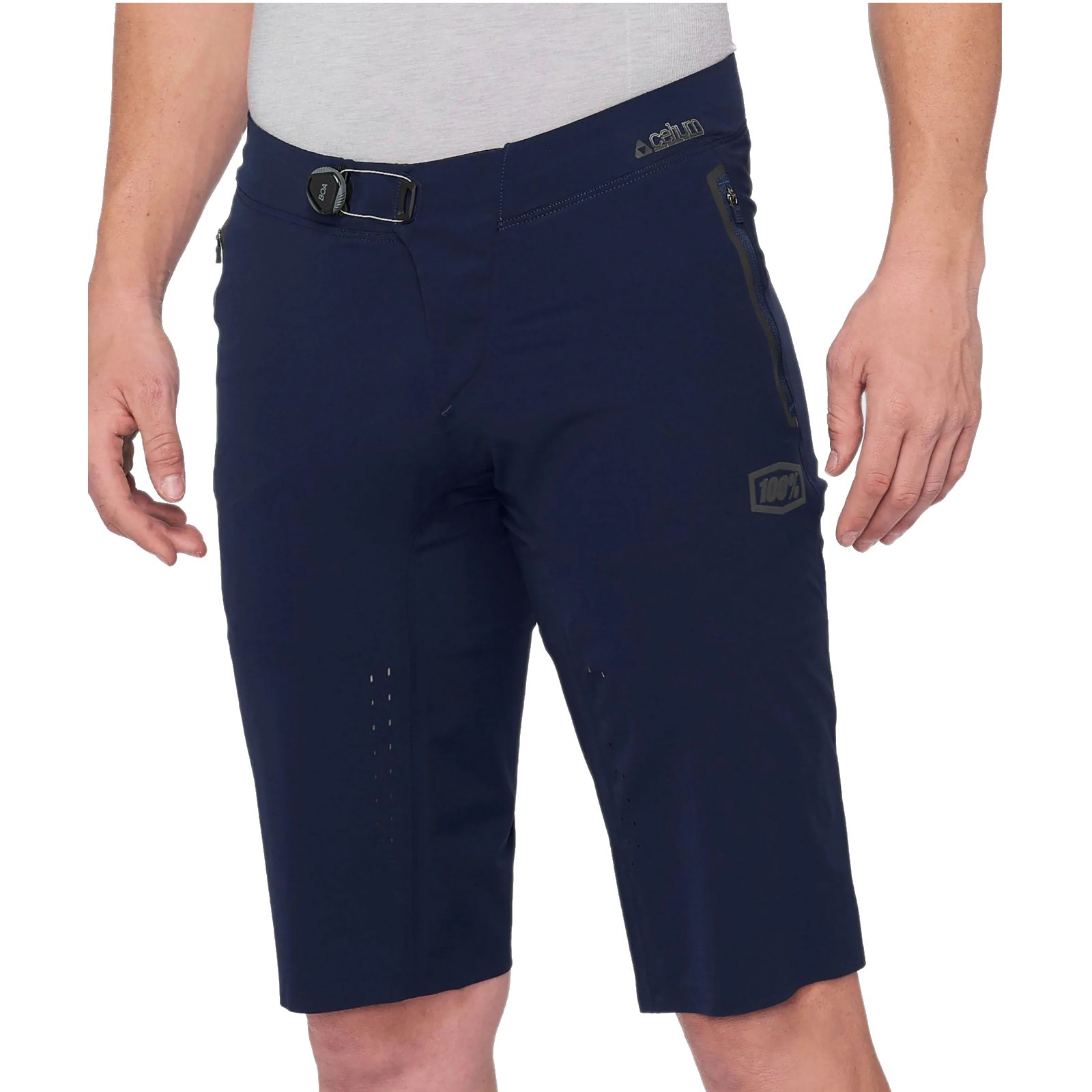 Pantaloncini da mountain bike 100% celio colore navy 36"