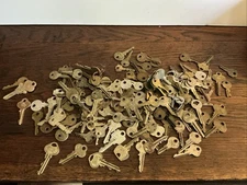 Large Lot Old Vintage Keys; Russwin, Yale, Corbin, ILCO, Kiel, Lion Others; 1005