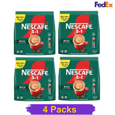 100 sticks (4 Pack) Nescafe 3 in 1 Rich Blend...