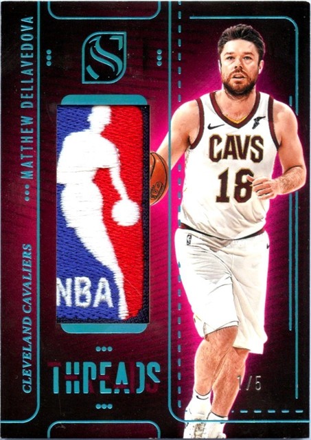 MATTHEW DELLAVEDOVA 2024-25 PANINI SILHOUETTE PLATINUM LOGOMAN PATCH SP 1/5