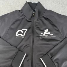 Vintage Polo Ralph Lauren Mens RL 67 Full Zip Jacket Large Black Running Jogging