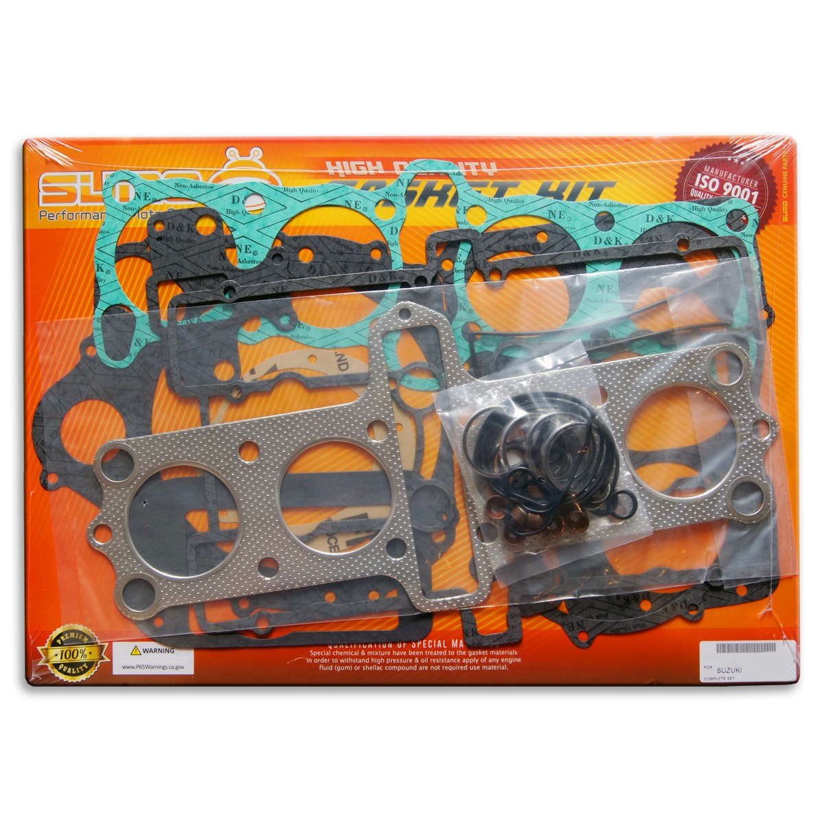 Complete Engine Rebuild Gasket Kit Set for Suzuki GS750 [197