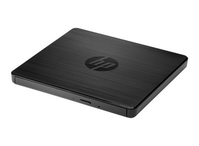 HP Externes DVD Laufwerk, USB Laufwerk, Plug-and-Play, dunkelgrau