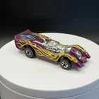 Vintage Hot Wheels Redline Flying Colors Jet Threat Purple - Good Condition