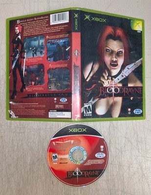 BloodRayne (Xbox) Disc, Case, Reproduction Box Art