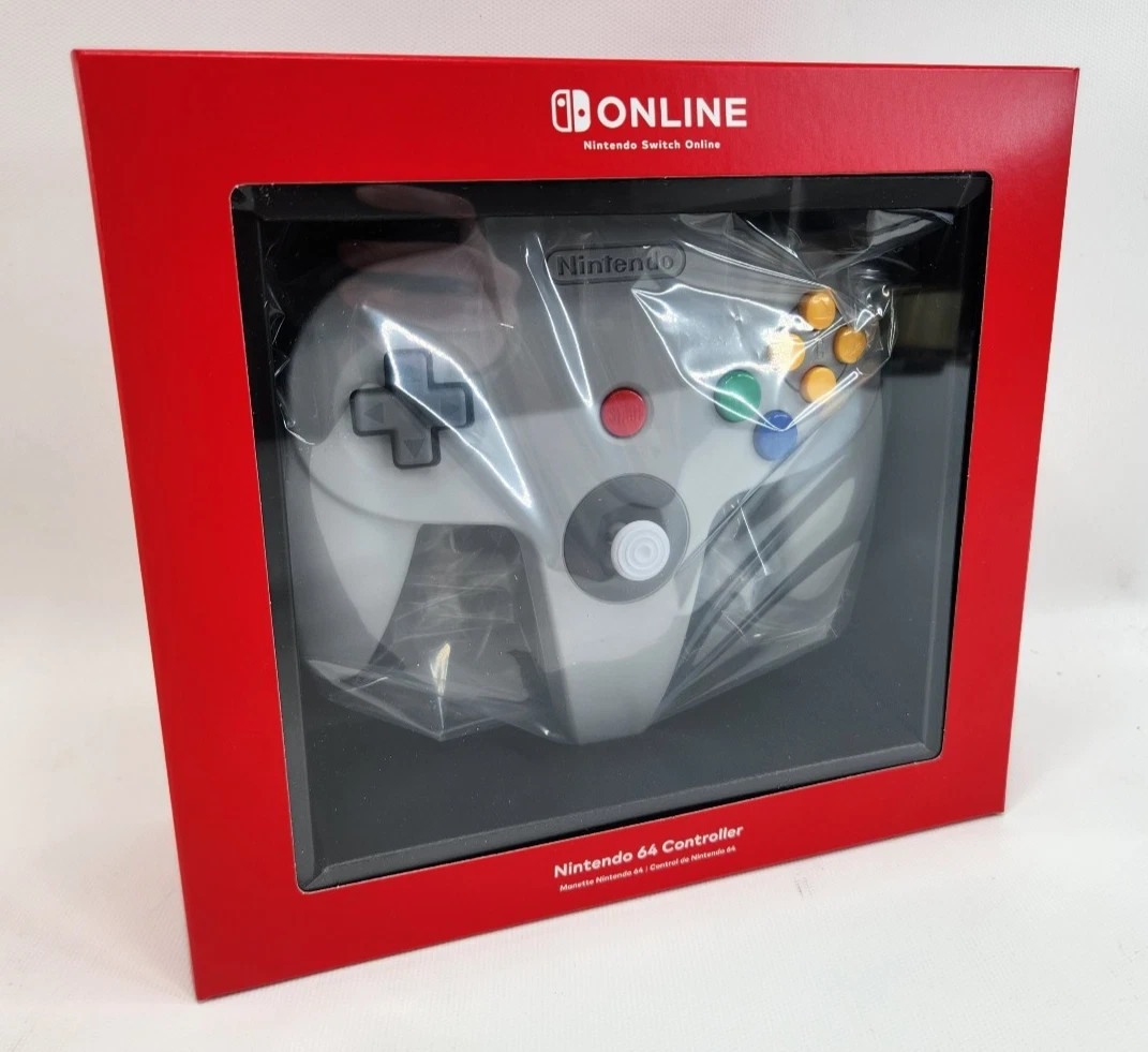 Nintendo 64 Controller - Nintendo Switch - Brand New N64 Wireless Gray OEM USA