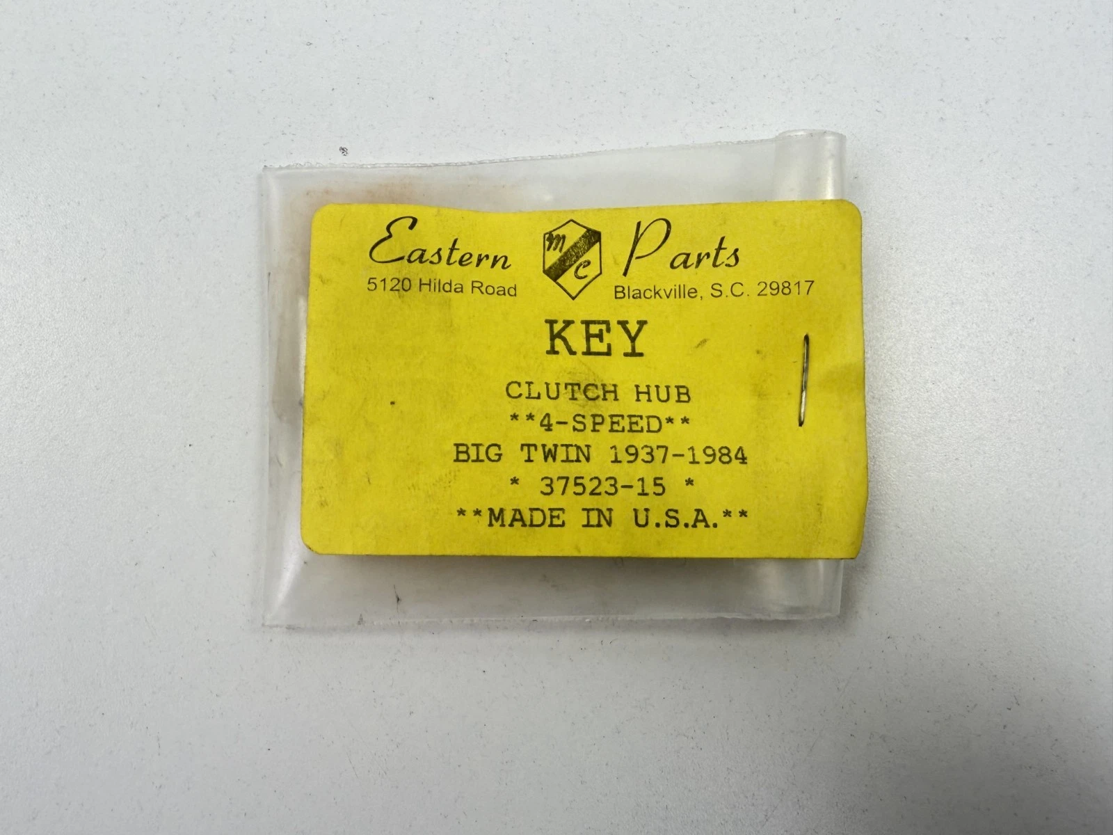 Eastern Parts | Harley-Davidson | Clutch Hub Key | DS-194360/37523-15 | 10 pack