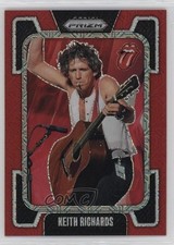 2025 Panini Prizm The Rolling Stones Red Mojo 55/99 Keith Richards #38 1jb0