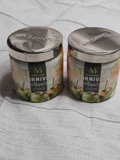 Set of 2 Goose Creek Carnival Apple 7oz Single Wick Candle Brand New