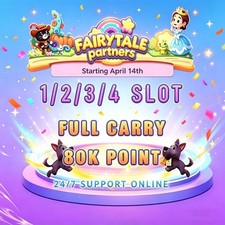 Partners Event🍄 Mono-poly Go Fairytale Partners SLOTS Full Carry 80K⚡Fast Cheap