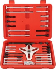46-Piece Harmonic Balancer Puller Set | Comprehensive Flywheel Puller, Automotiv