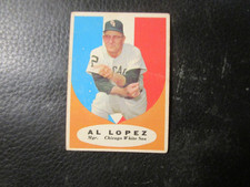 1961  TOPPS #132  AL LOPEZ   WHITE SOX     EX+    DD#6