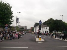 Photo A3 Closed Chatham Bus Station and crowds Gillingham/TQ7767 Chatha c2012