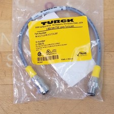 Turck RK 4.21T-0.3-RS 4.21T/S1287 Connection Cable, 4 Pin M To 4 Pin F, U-79575.