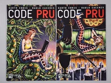Code Pru #1 & 2 Full Set Garth Ennis 2016 Avatar Press Comics lot of 2