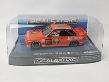 SCALEXTRIC E30 BMW M3 JAGERMEISTER 1/32 SCALE SLOT CAR NIOP VERY NICE!!!