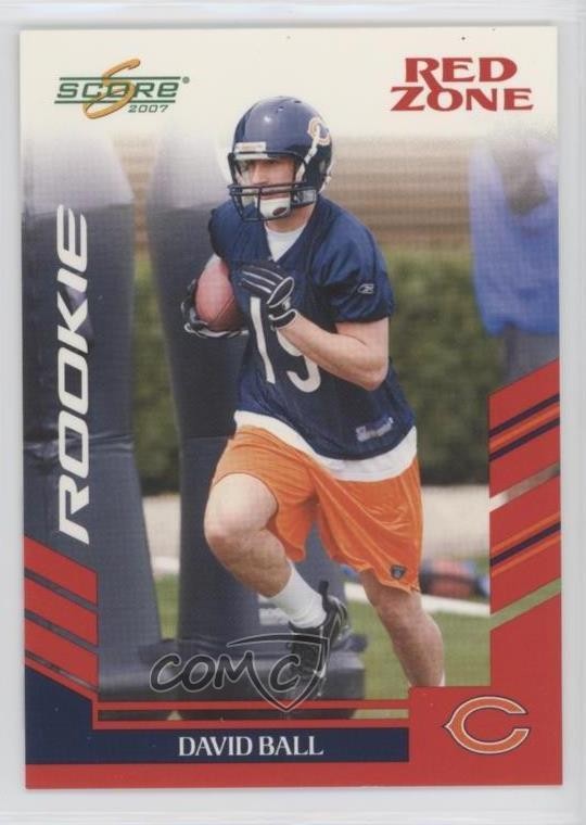 2007 Score Rookie Red Zone 73/120 David Ball #380 Rookie RC 3c7