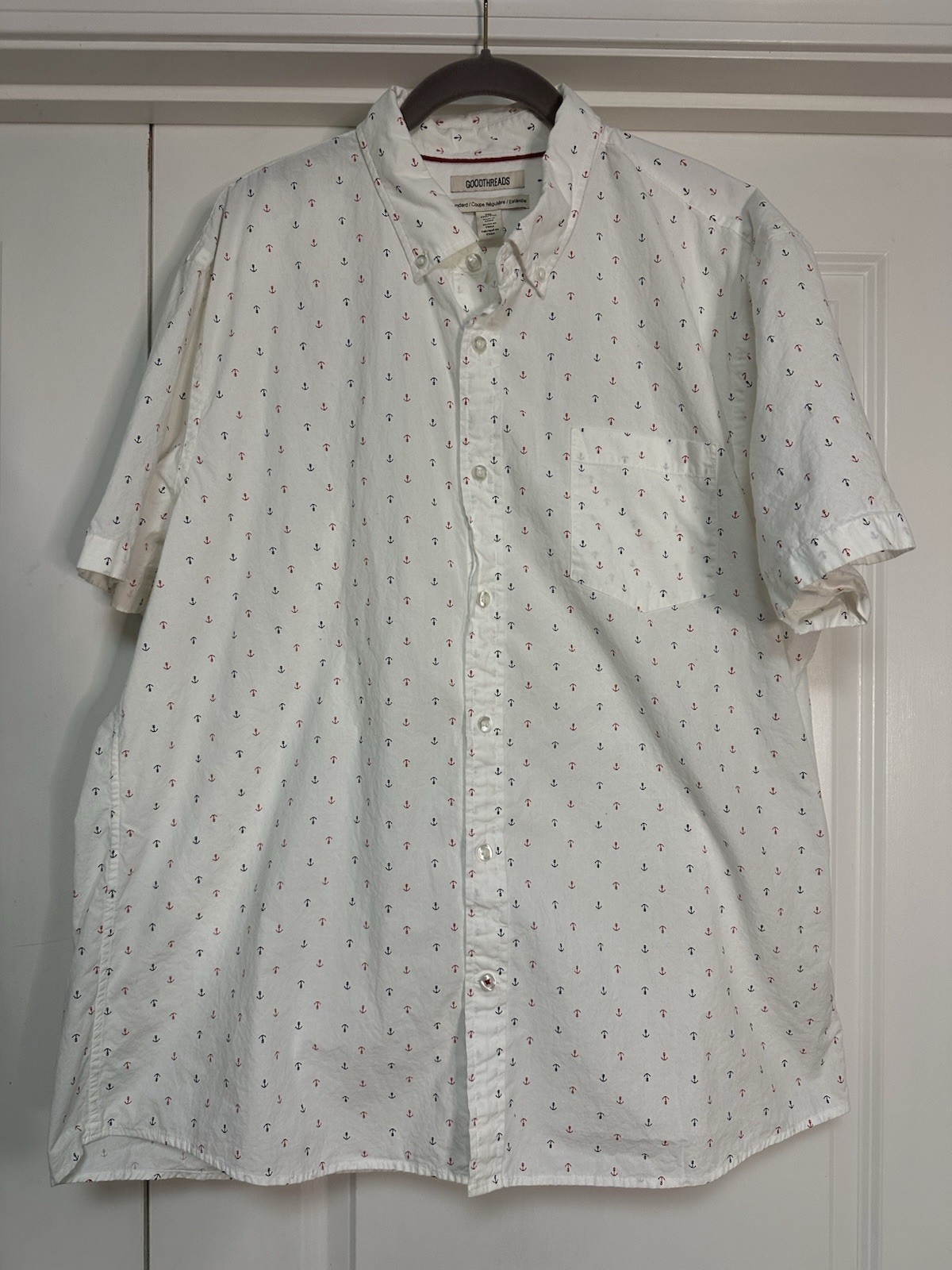 Goodthreads, Short Sleeve Button Down Collar Shir… - image 1