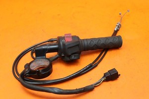 2005-2006 HONDA CBR600RR OEM RIGHT CLIP ON HANDLEBAR W SWITCHES