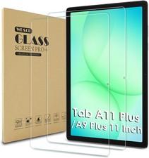 2 Pack Screen Protector for Samsung Galaxy Tab A11 Plus 11'', Tempered Glass