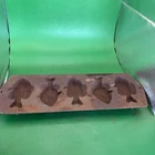 Vintage Lodge USA 5PP2 Heavy Cast Iron Fish Perch Cornbread Mold Pan