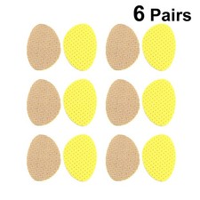 6 Pair Half Foot Insoles for Heel Forefoot Cushion Pads Women Inner Cushions