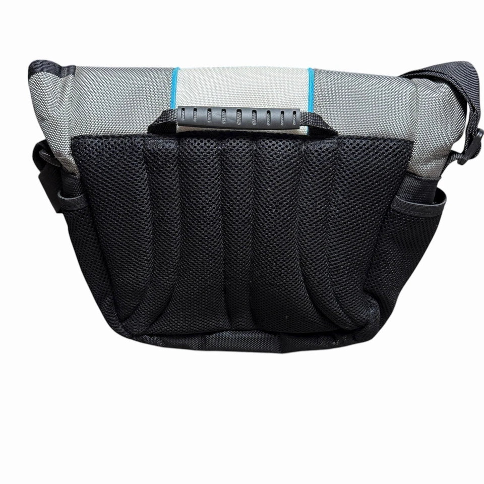 Consola Nintendo Wii Bolsa Mensajero Almacenamiento Viaje Estuche de Transporte Gris Negro Azul Foto 3 de 4