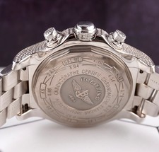 Breitling Super Avenger 48mm 10ct Iced out Diamonds Steel Mens Watch A13370 10