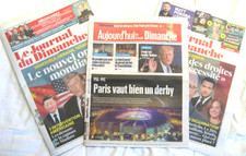 SALE Set mit 3 Sonntagszeitungen mit BRIGITTE BARDOT (Jahr 2026)