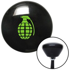 Green Pineapple Grenade Black Retro Shift Knob W M16x1.5 Insert Shifter Auto Green Pineapple Grenade Black Retro Shift Knob W M16x1.5 Insert Shifter Auto