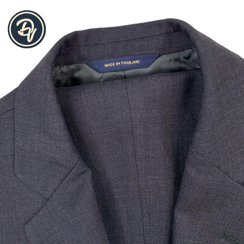 Mens 40 S Brooks Brothers Italy Madison Fit Charcoal Grey Glen Plaid Wool Suit