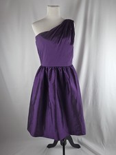 Alfred Sung One Shoulder Cocktail Dress Majestic Fit & Flare Size 14