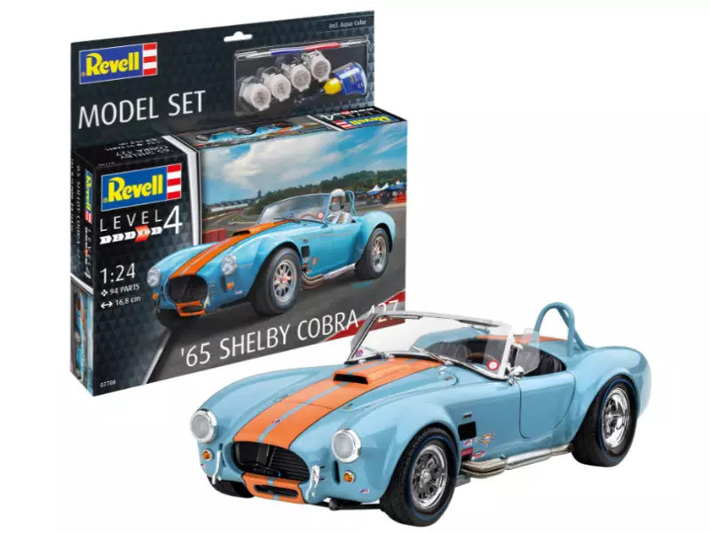 Coffret cadeau Shelby Cobra 427 Revell 1/24 idée cadeau idéale pour passionné d'auto