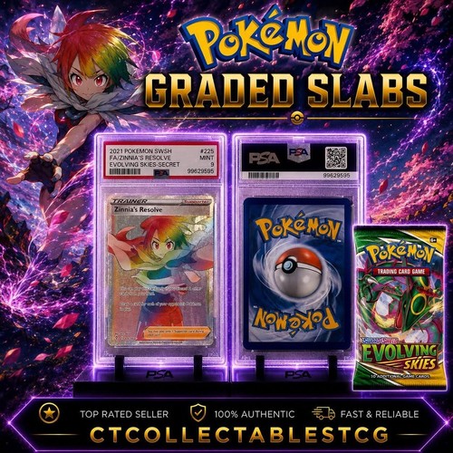 Zinnia's Resolve graded PSA 9 for sale on eBay