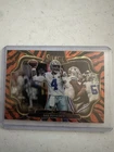 2025 Select Dak Prescott Tiger Prizm Dallas Cowboys NFL Football Card