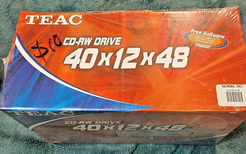 NEW ! TEAC CD-RW Drive CD-W540E/kit CD-RW DRIVE 40x12x48 CD Burner CD-R/CD-RW - Image 4 of 4