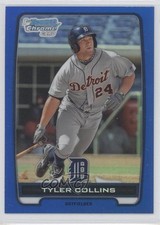 2012 Bowman Chrome Prospects Blue Refractor 118/250 Tyler Collins #BCP106 9ly